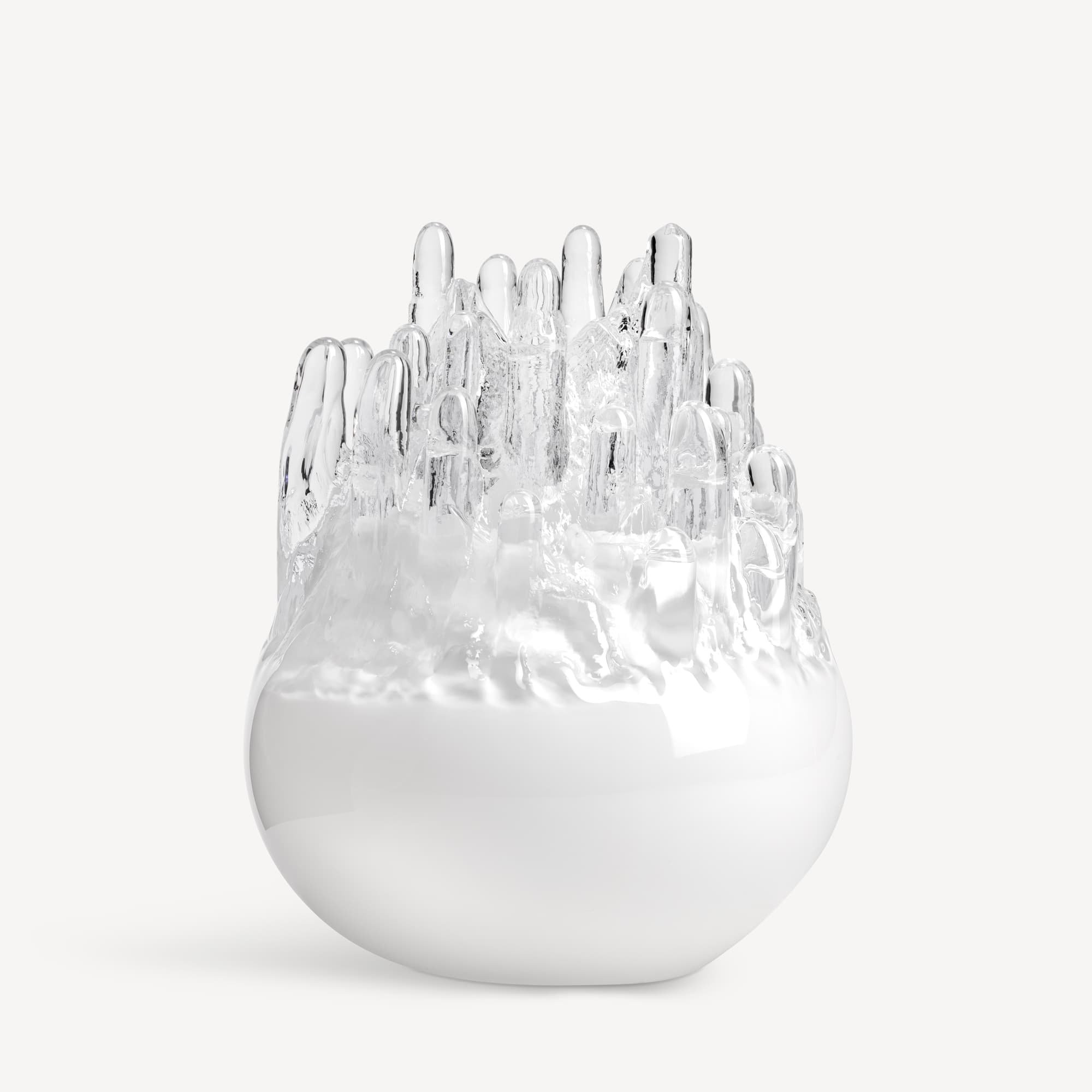 Polar lyslykt hvit h 330 mm