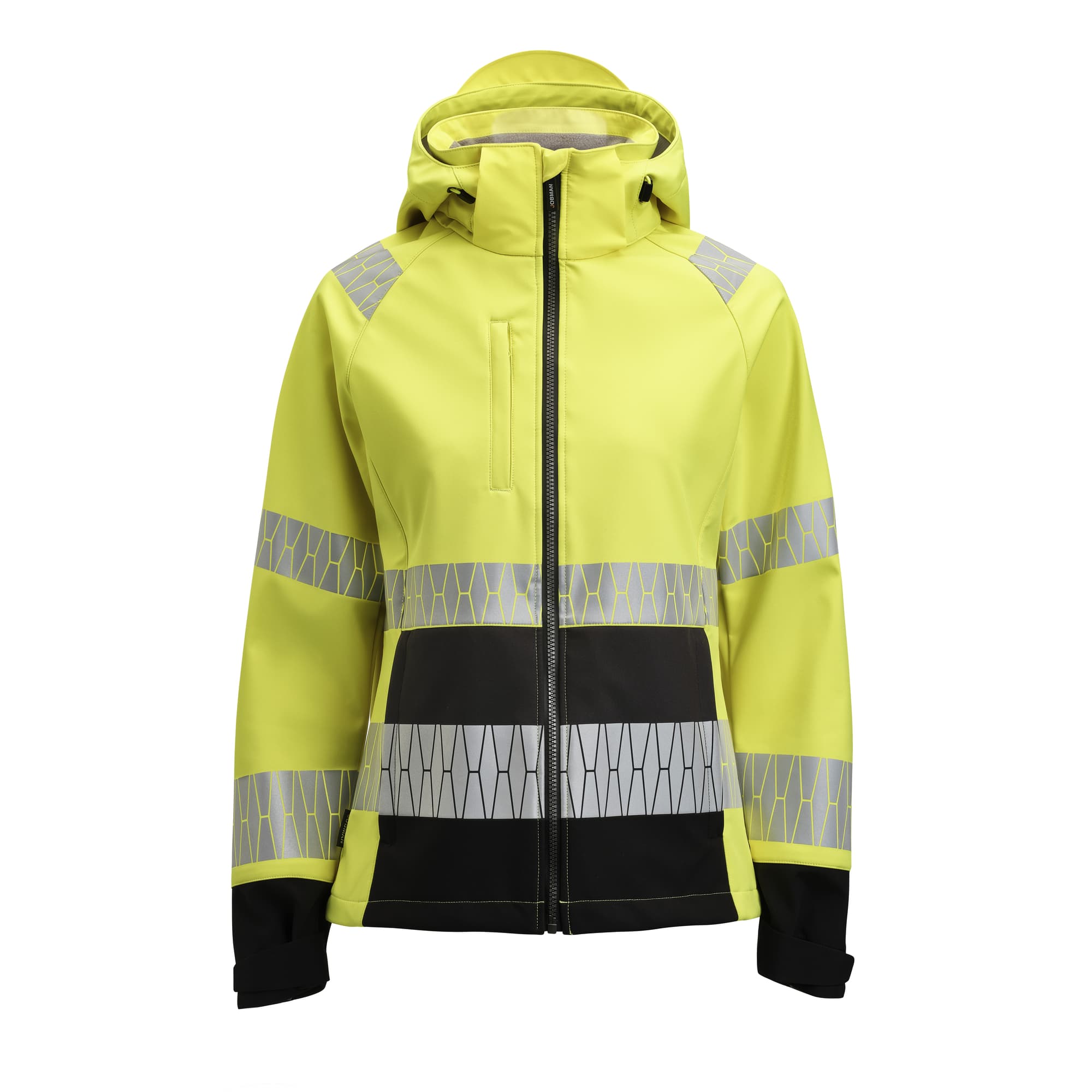 Womens Softshell Jacket Hi-Vis – bilde 1