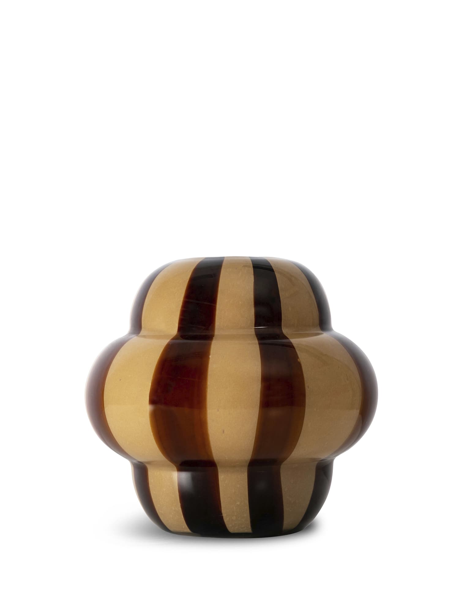Vase Curlie, Brun/beige – bilde 1