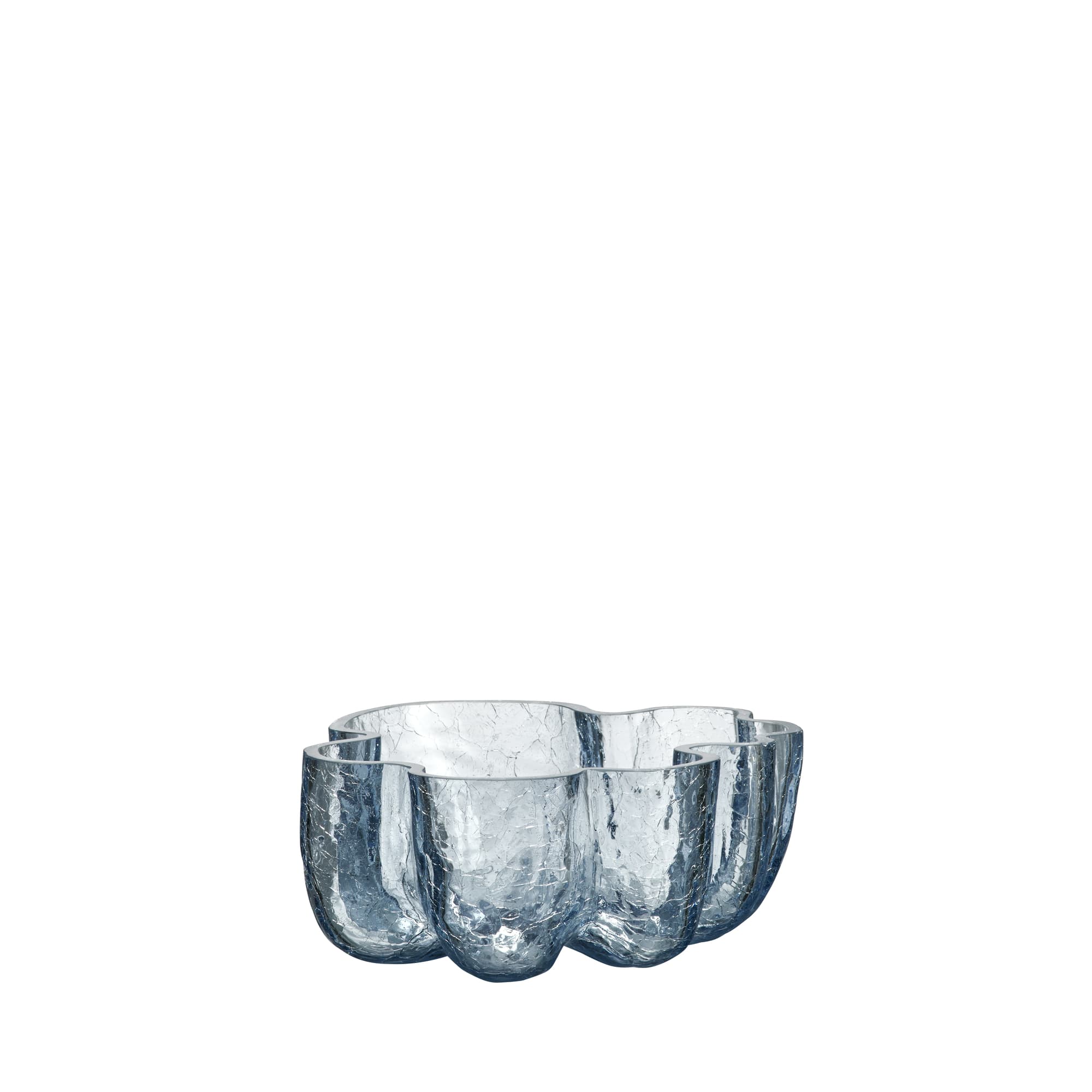 Crackle skål, sirkulert glass 105 mm